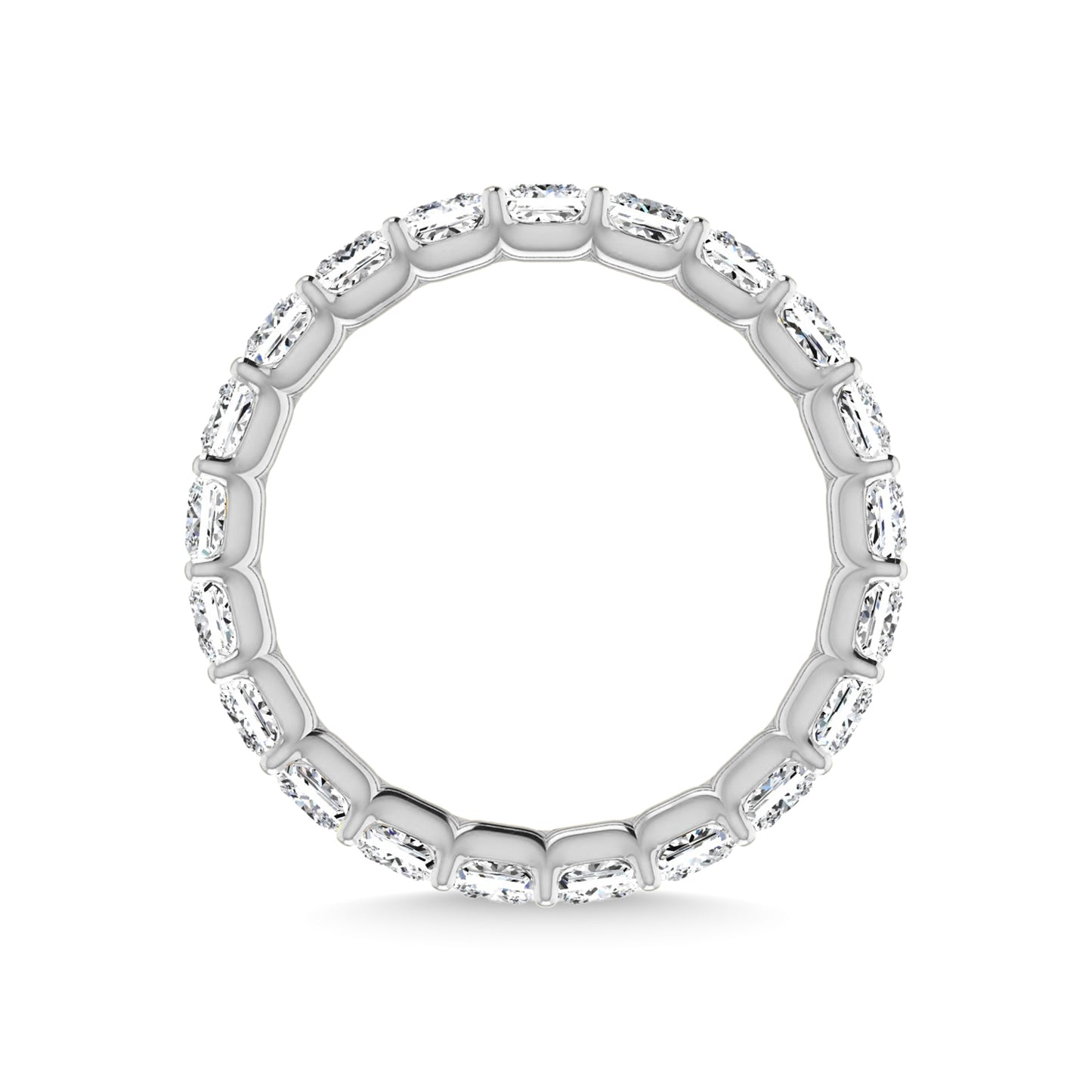950 Platiunum 5 3/4 CT Tw. Princess Shape Lab Grown Diamond Full Eternity Band