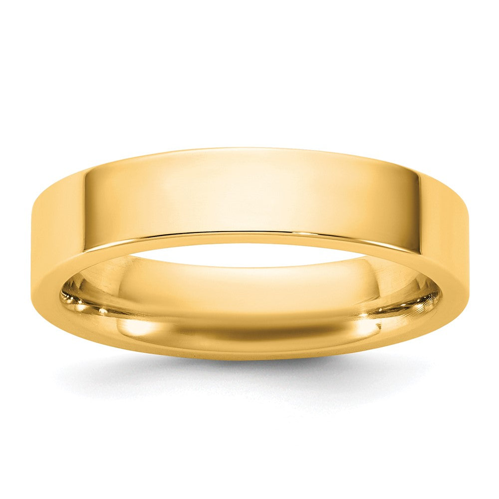 14KY 4.5mm Standard Flat Comfort Fit Band