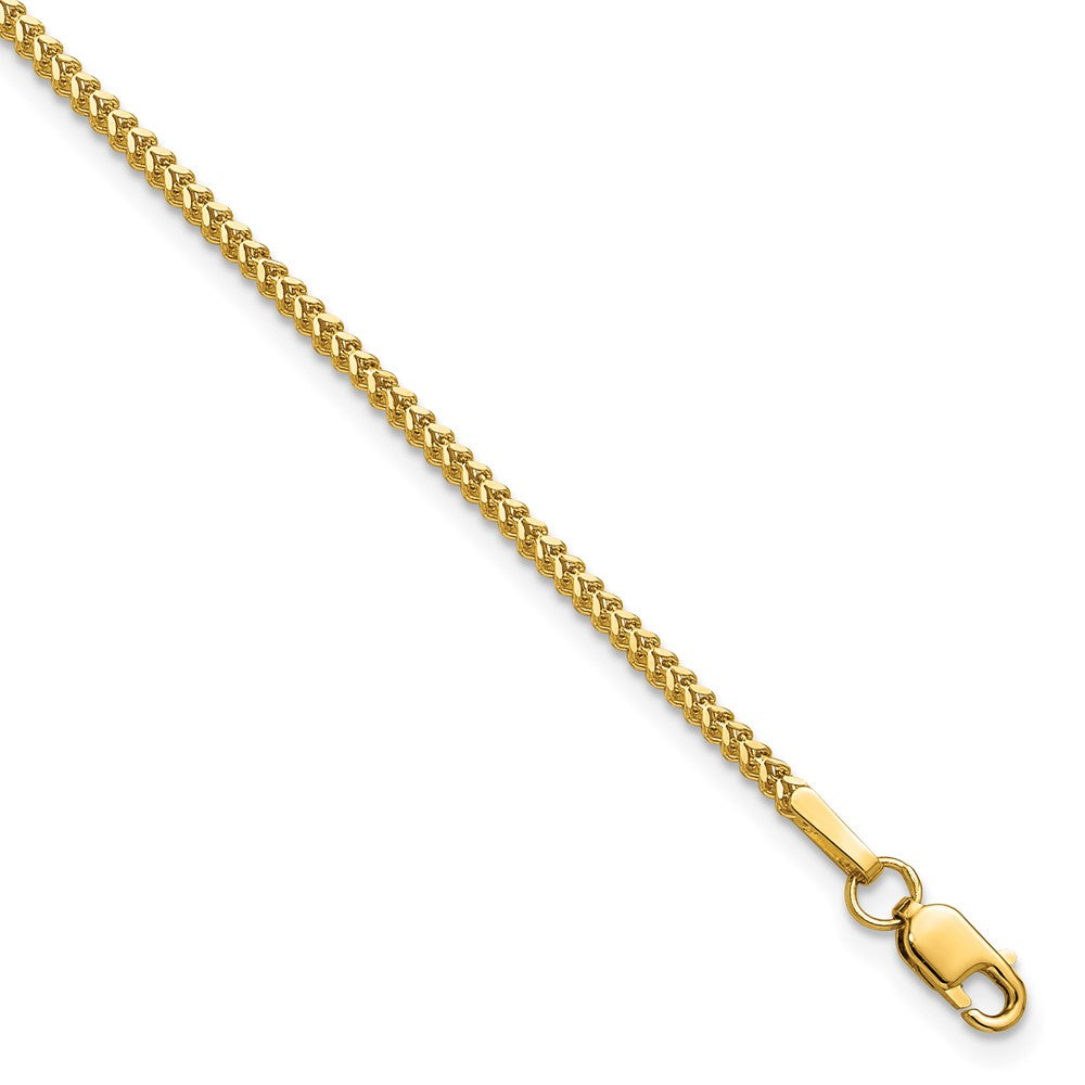 14k 1.3mm Franco Chain
