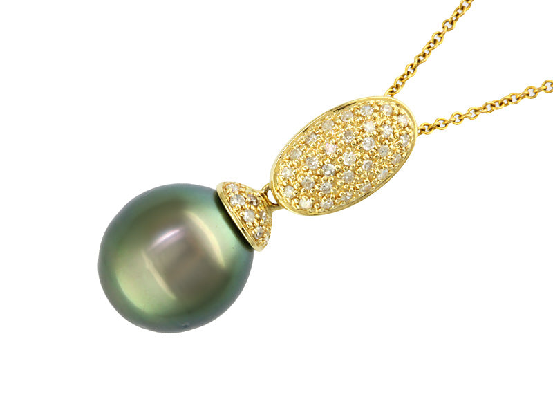 EFFY 14K YELLOW GOLD DIAMOND PENDANT