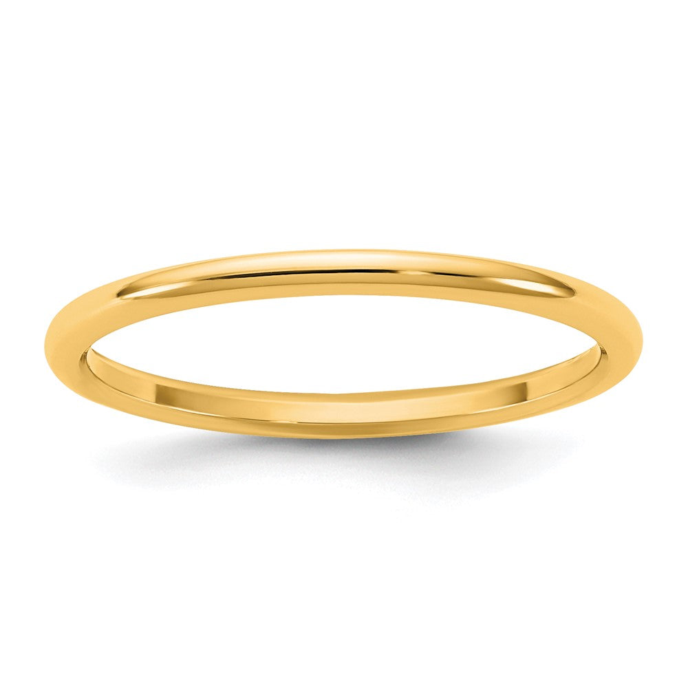 14KY 1.5mm Half Round Band
