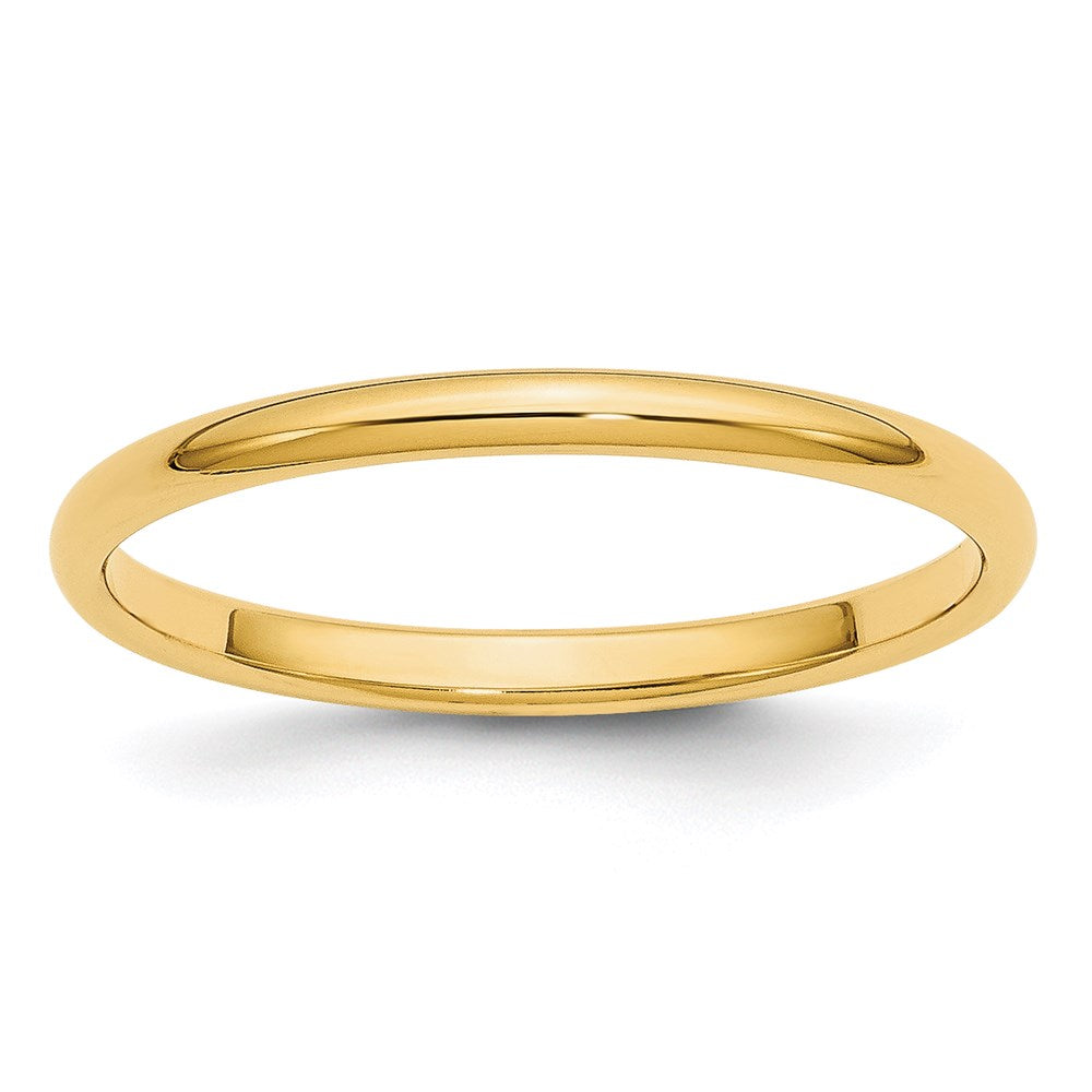 14KY 1.5mm Half Round Band