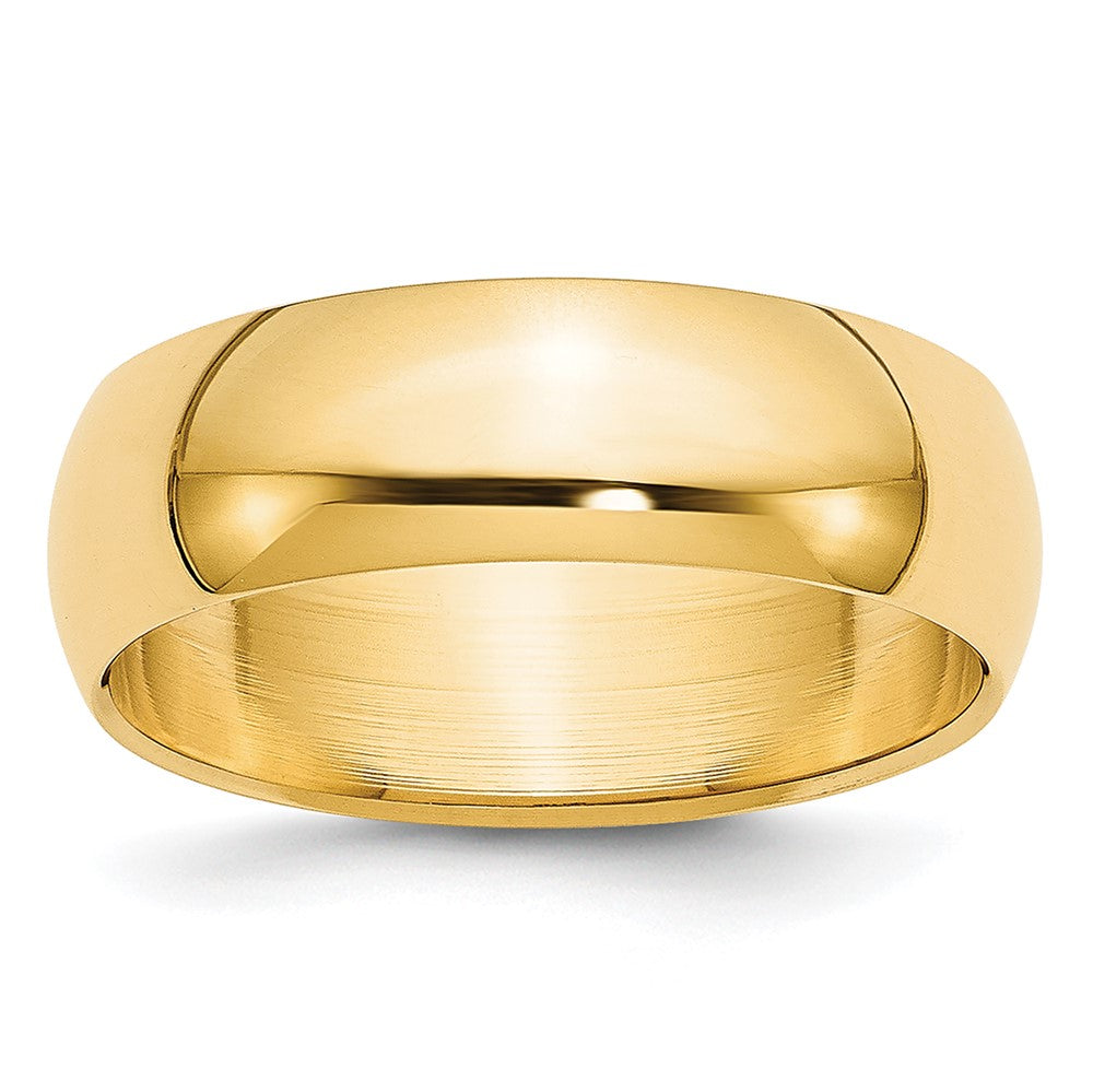 14KY 5.5mm LTW Half Round Band