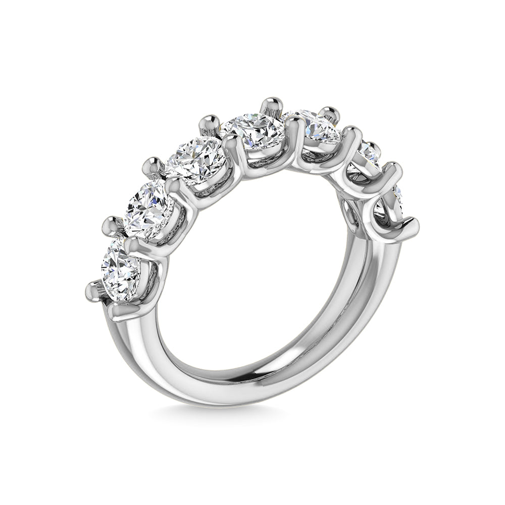 950 Platinum 2 1/3 Ct.Tw. Round Shape Lab Grown Diamond Wedding Band