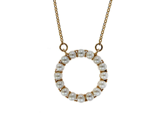 EFFY 14K YELLOW GOLD ,FRESH WATER PEARL NECKLACE