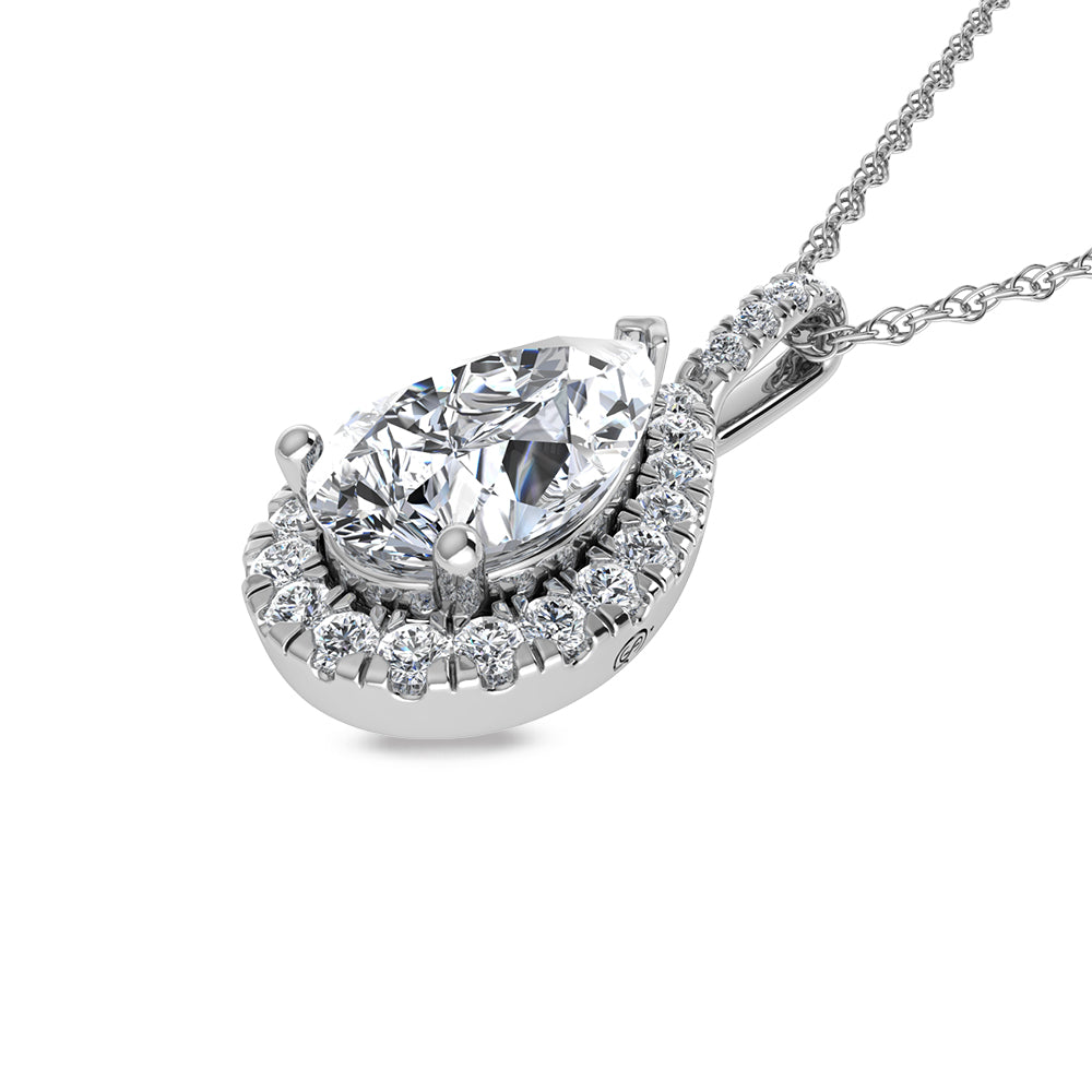 14K White Gold Labgrown Diamond 2 1/3 Ct.Tw. Fashion Pendant