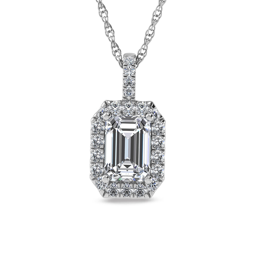14K White Gold Labgrown Diamond 2 1/3 Ct.Tw. Fashion Pendant