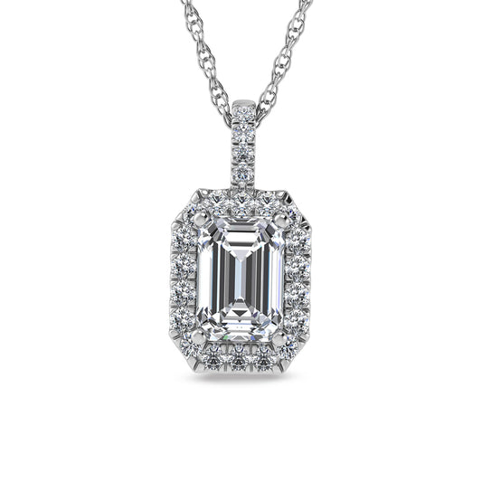 14K White Gold Labgrown Diamond 2 1/3 Ct.Tw. Fashion Pendant