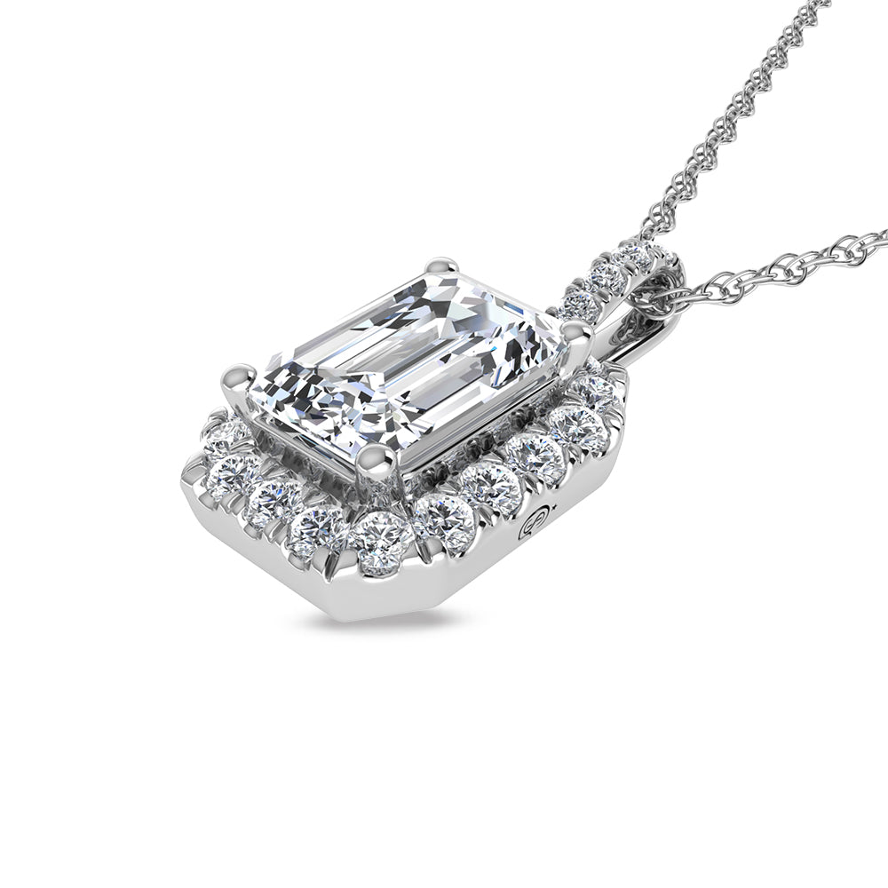 14K White Gold Labgrown Diamond 2 1/3 Ct.Tw. Fashion Pendant
