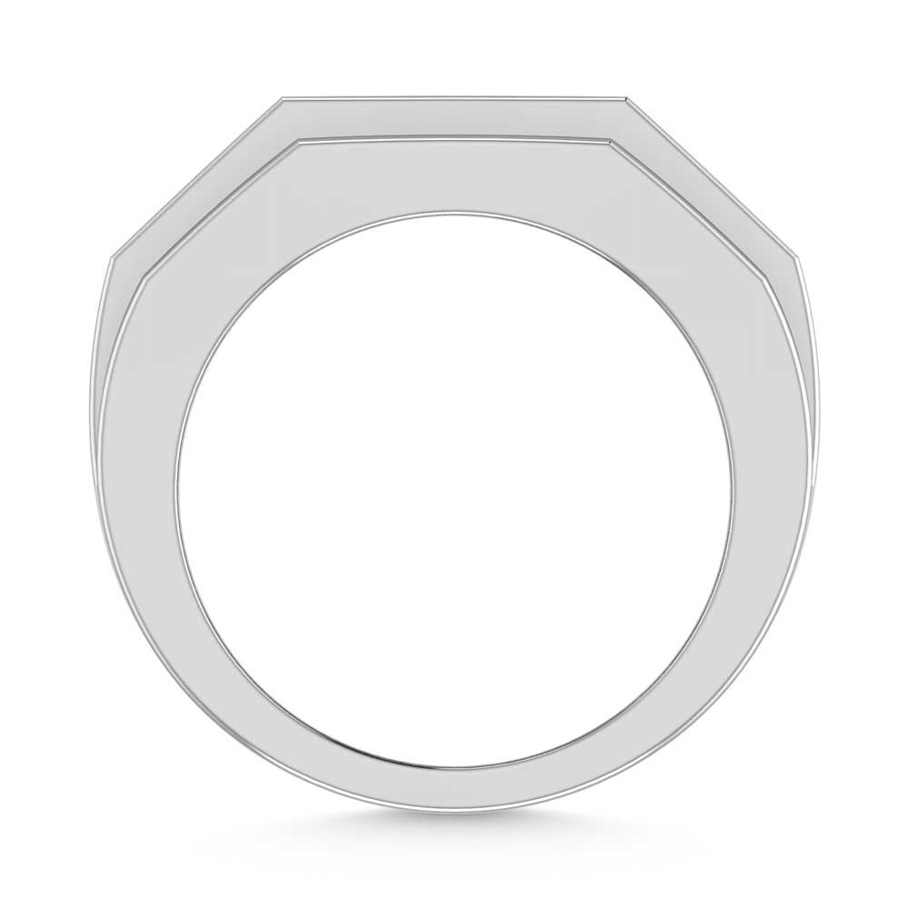 10K White Gold Lab Grown Diamond 2 1/10 Ct.Tw. Mens Band