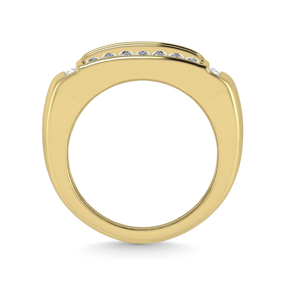 14K Yellow Gold Lab Grown Diamond 2 1/6 Ct.Tw. Mens Ring