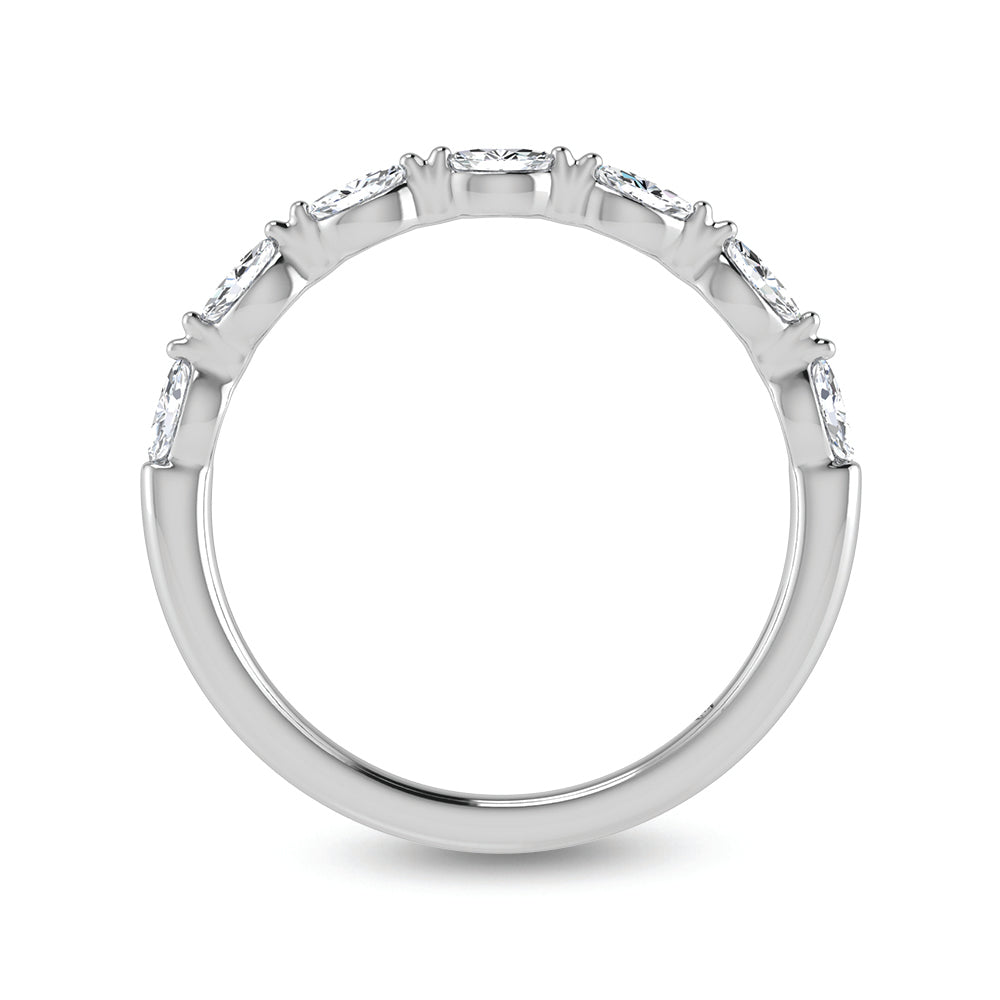 14K White Gold Lab Grown Diamond 1/4 Ct.Tw. Stackable Band