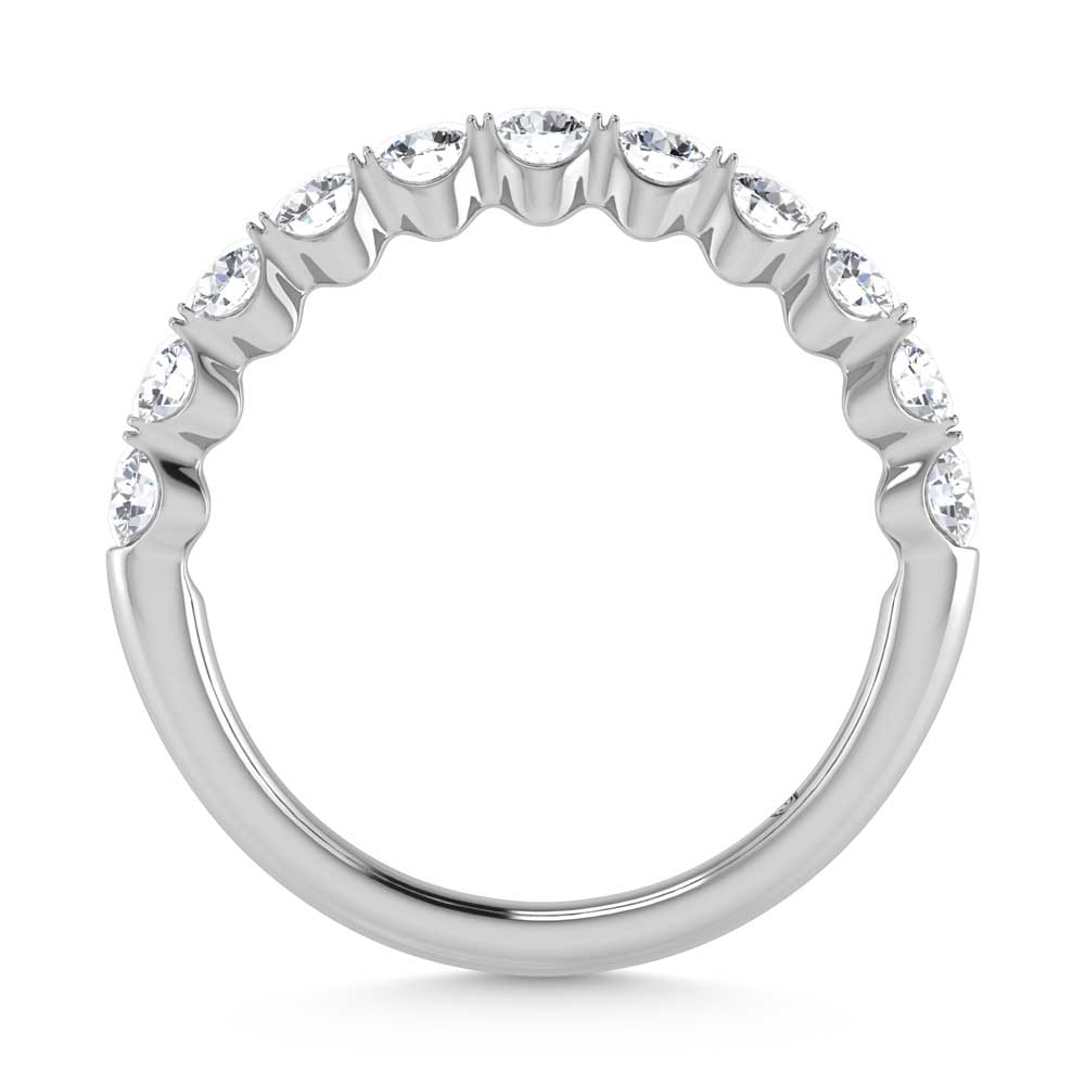 14K White Gold Lab Grown Diamond 1 1/2 Ct.Tw. Band
