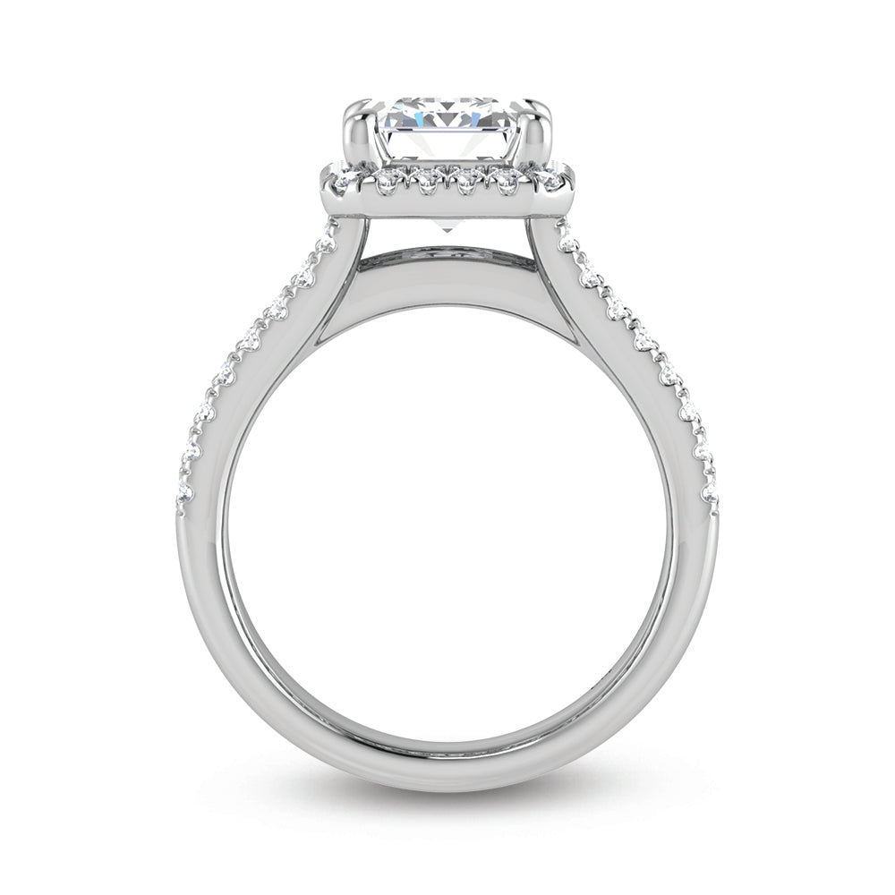 14K White Gold Lab Grown Diamond 4 5/8 Ct.Tw. Engagement Ring