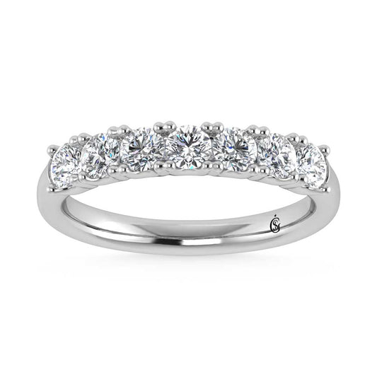 14K White Gold Lab Grown Diamond 7/8 Ct.Tw. Band