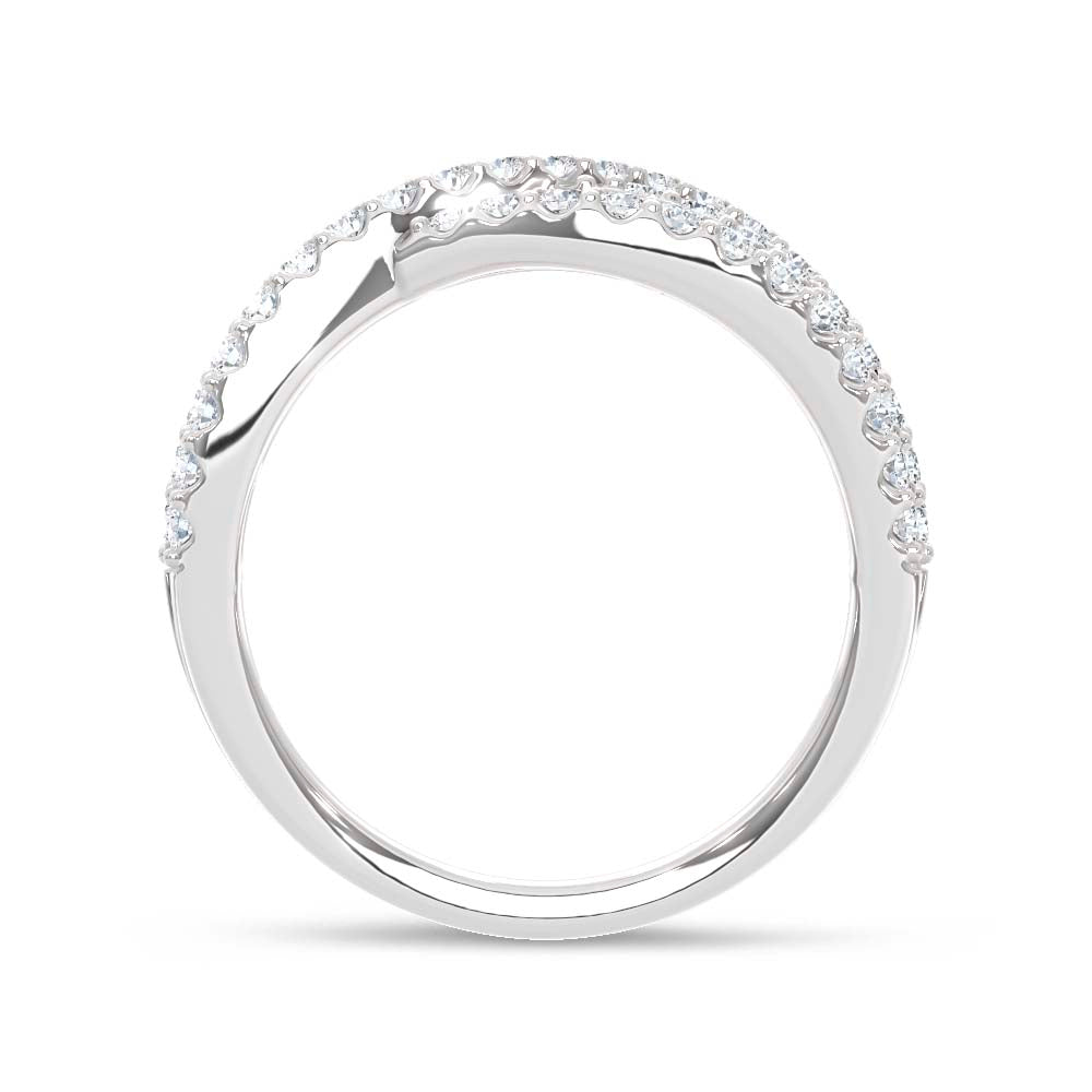 14K White Gold Lab Grown Diamond 2 Ct.Tw. Fashion Ring