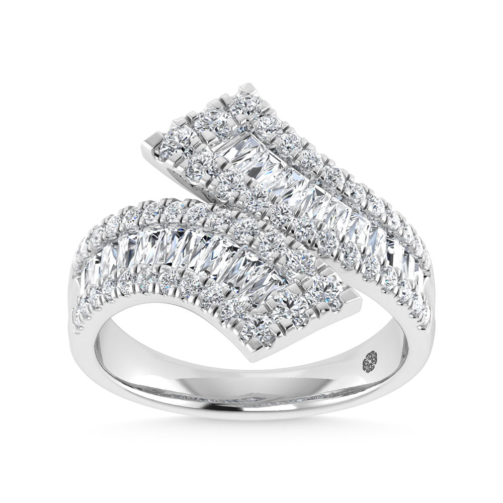 14K White Gold 1 Ct.Tw. Labgrown Diamond Fashion Ring