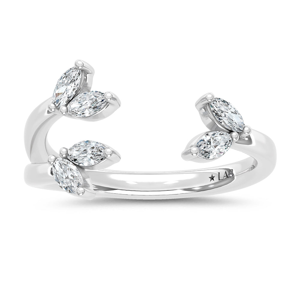 14K White Gold Lab Grown Diamond 1/3 Ct.Tw. Fashion Ring