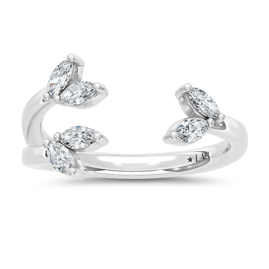 14K White Gold Lab Grown Diamond 1/3 Ct.Tw. Fashion Ring