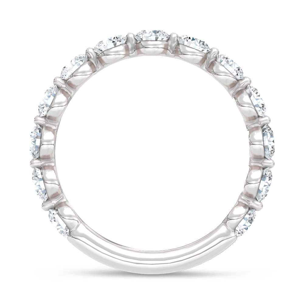 14K White Gold Lab Grown Diamond 1 Ct.Tw. Anniversary Band