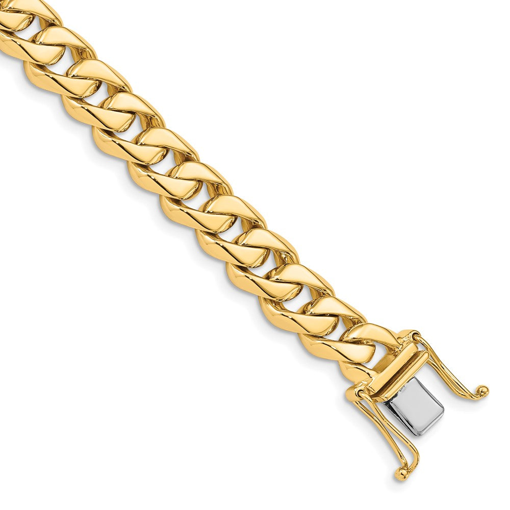 14k 8.5mm Hand-polished Traditional Link Chain (Per Inch)