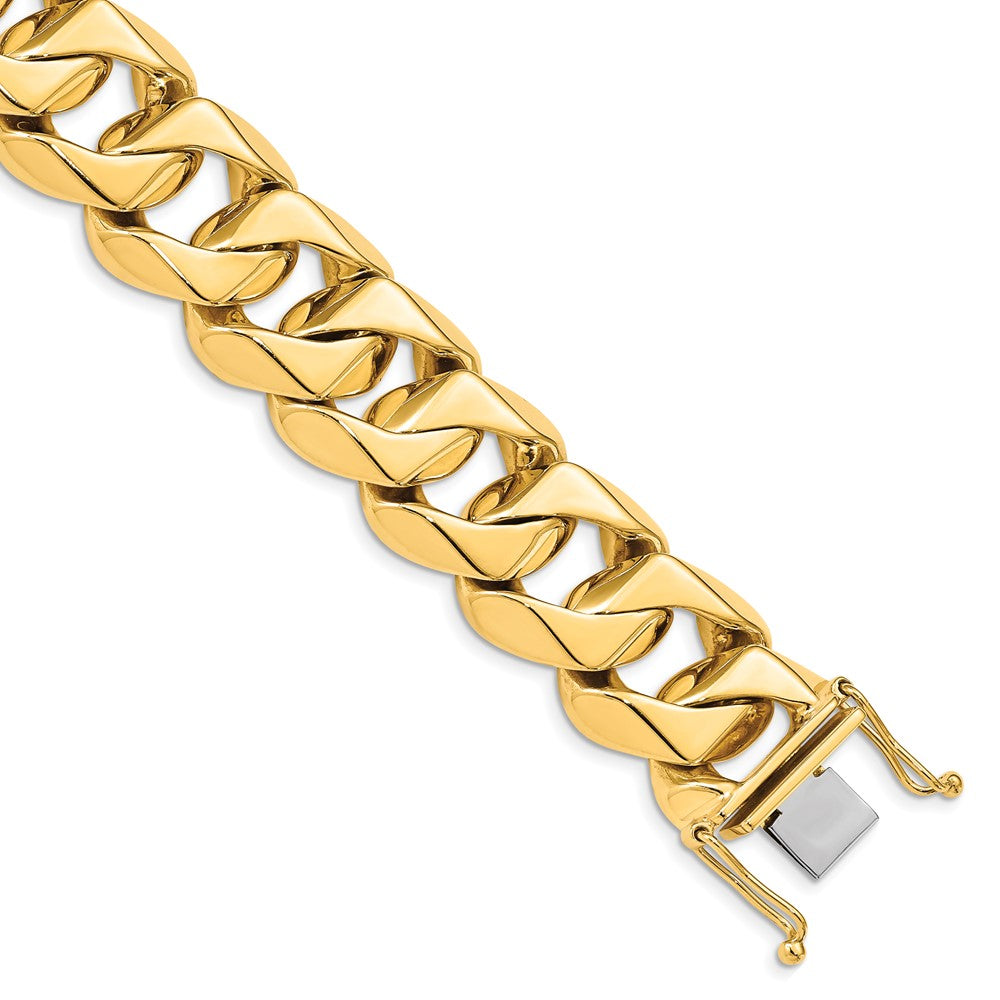 14k 19mm Hand-polished Traditional Link (Per Inch)