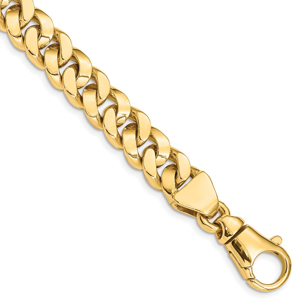 14k 10mm Hand Polished Fancy Link (Per Inch)