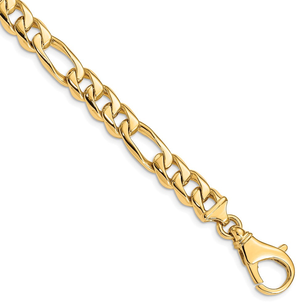 14k 8.5mm Hand Polished Fancy Link Chain (Per Inch)