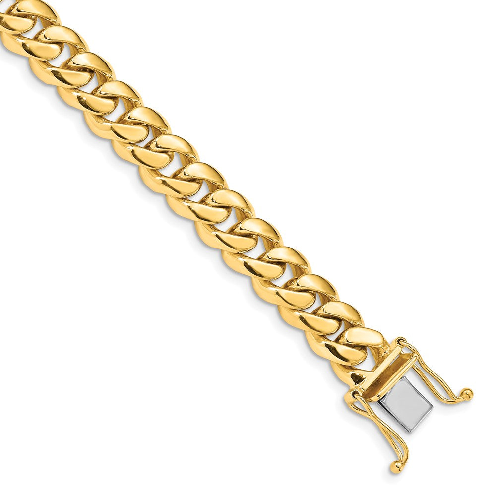 14k 8.7mm Hand-polished Miami Cuban Chain (Per Inch)