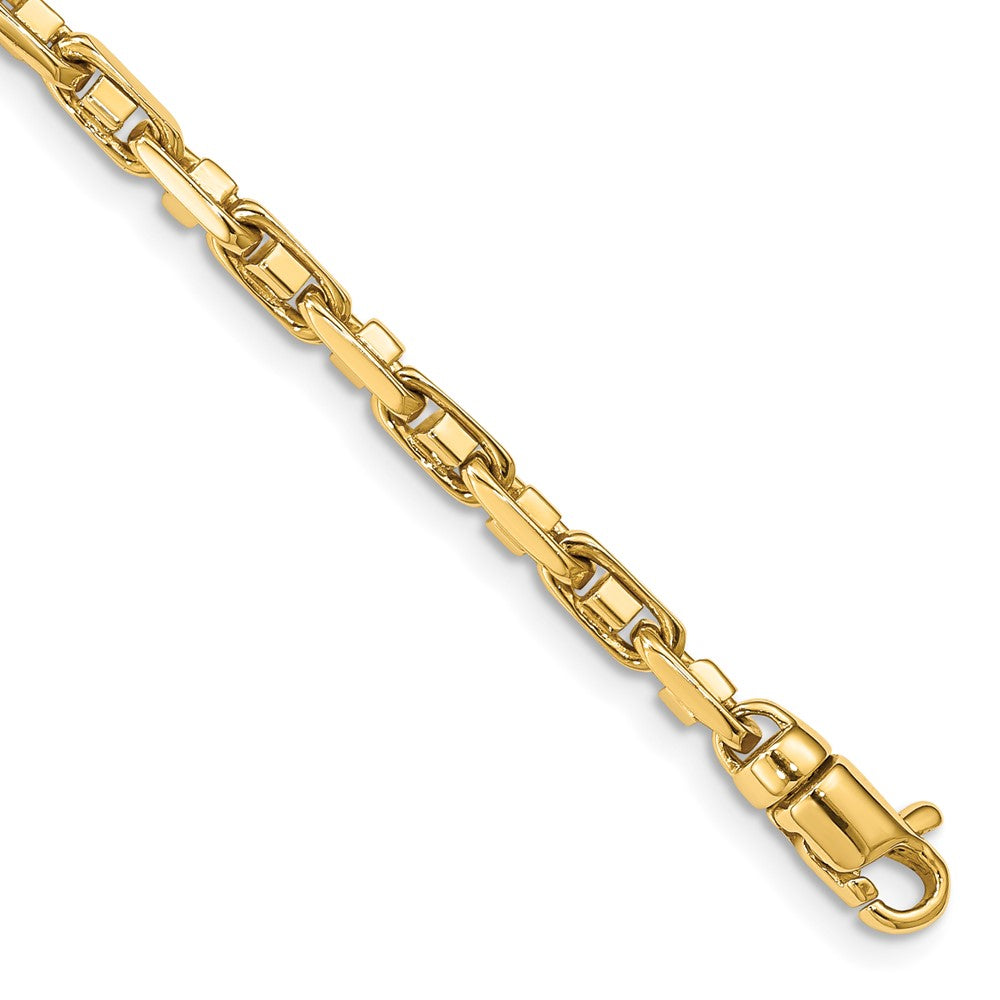 14k 3.8mm Polished Fancy Link Chain
