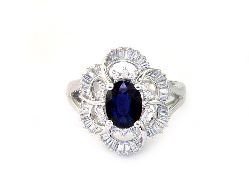 (PERFECT 10 BY EFFY) 10K WHITE GOLD  RING