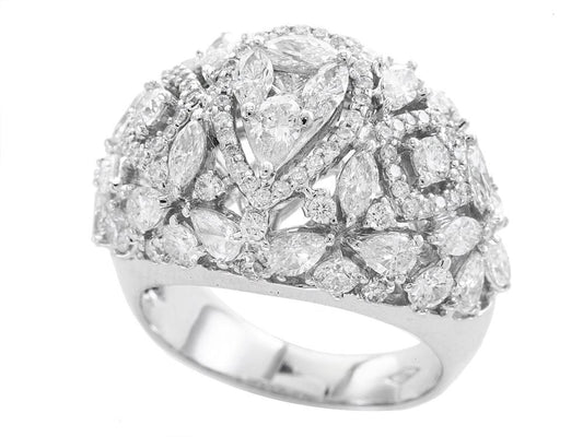 EFFY 18K WHITE GOLD DIAMOND RING