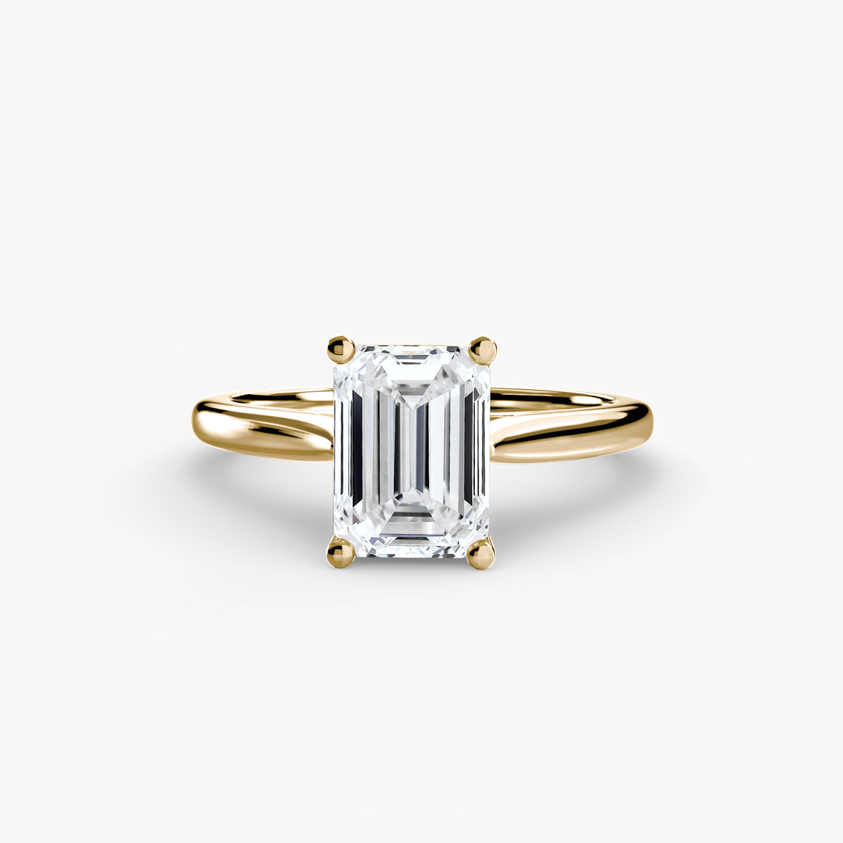 Ring Setting - 18K Yellow Gold (Heart)