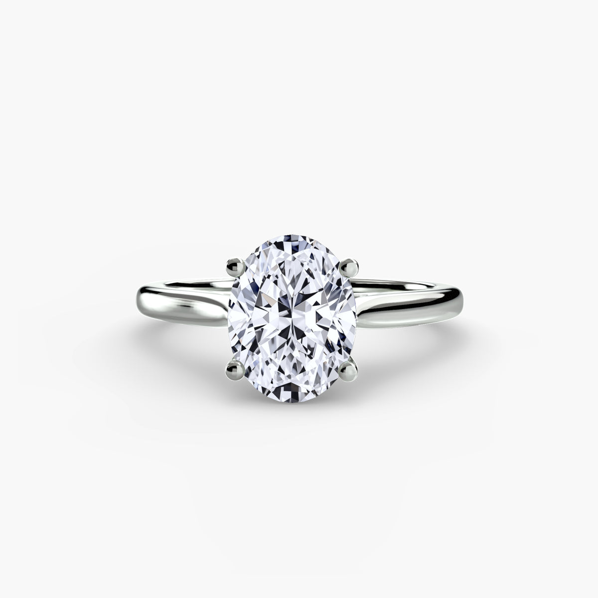 Ring Setting - 950 Platinum (Pear)