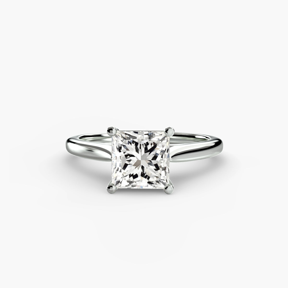 Ring Setting - 950 Platinum (Cushion)
