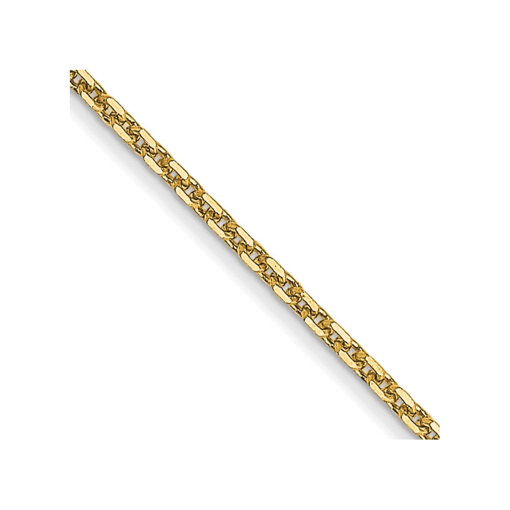 14k .95mm D/C Cable Chain Anklet