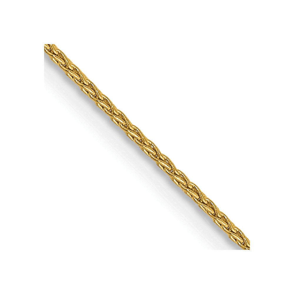 14k 1mm Parisian Wheat Chain Anklet