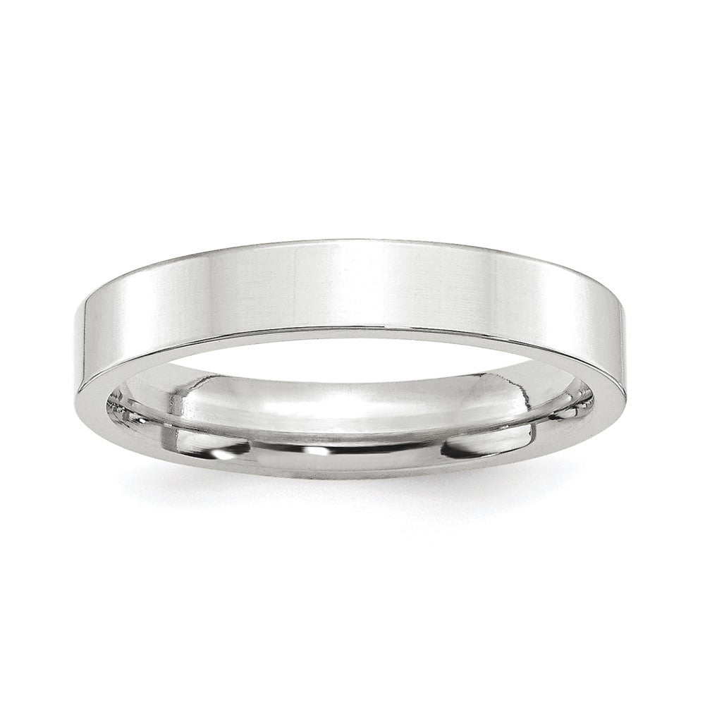 Platinum 4mm Flat Size 10 Wedding Band