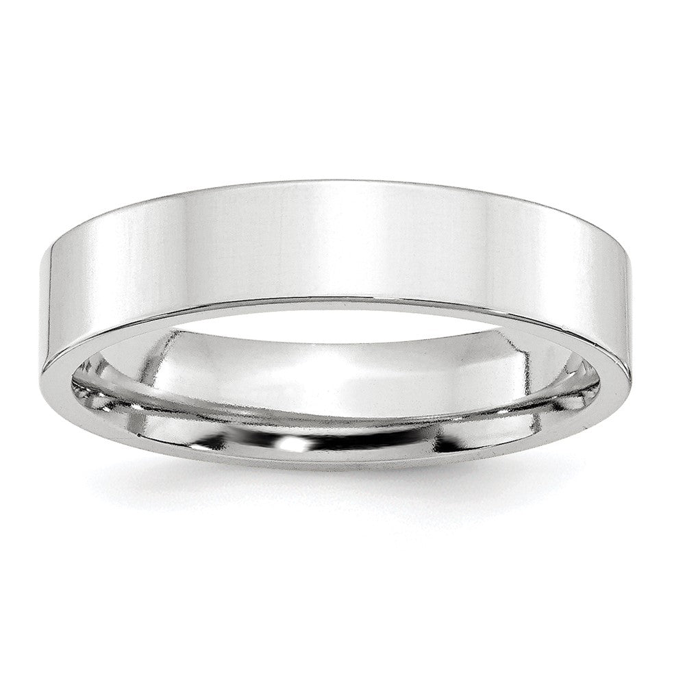 Platinum 5mm Flat Size 10 Wedding Band