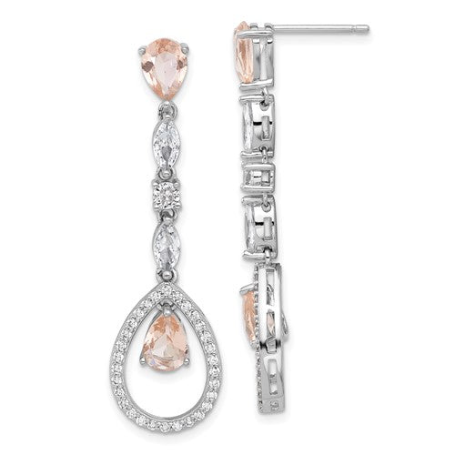 14k White Gold By-Pass Peg Set 1/20 carat Diamond Semi-mount Engagement Ring