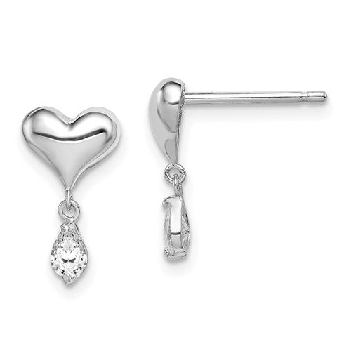 14k White Gold Halo (Holds 1/4 carat (3.6mm) Princess Center) 1/15 carat Diamond Semi-mount Split Shank Engagement Ring