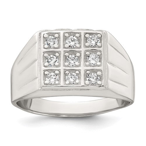 Sterling Silver Men's Nugget Ring