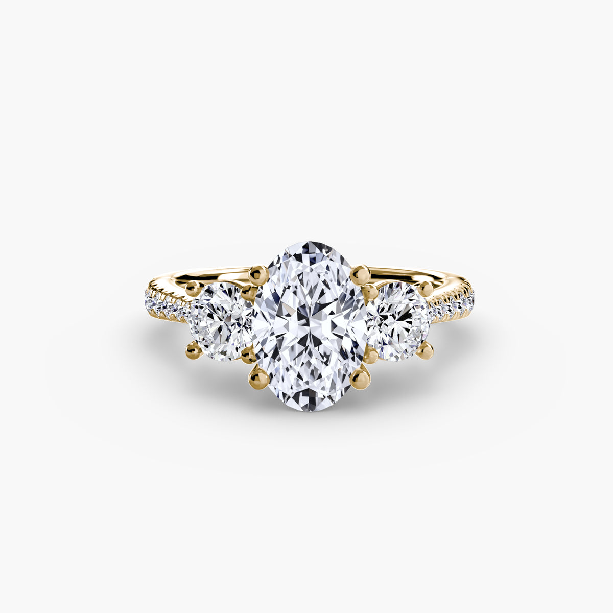 Ring Setting - 18K Yellow Gold (Pear)