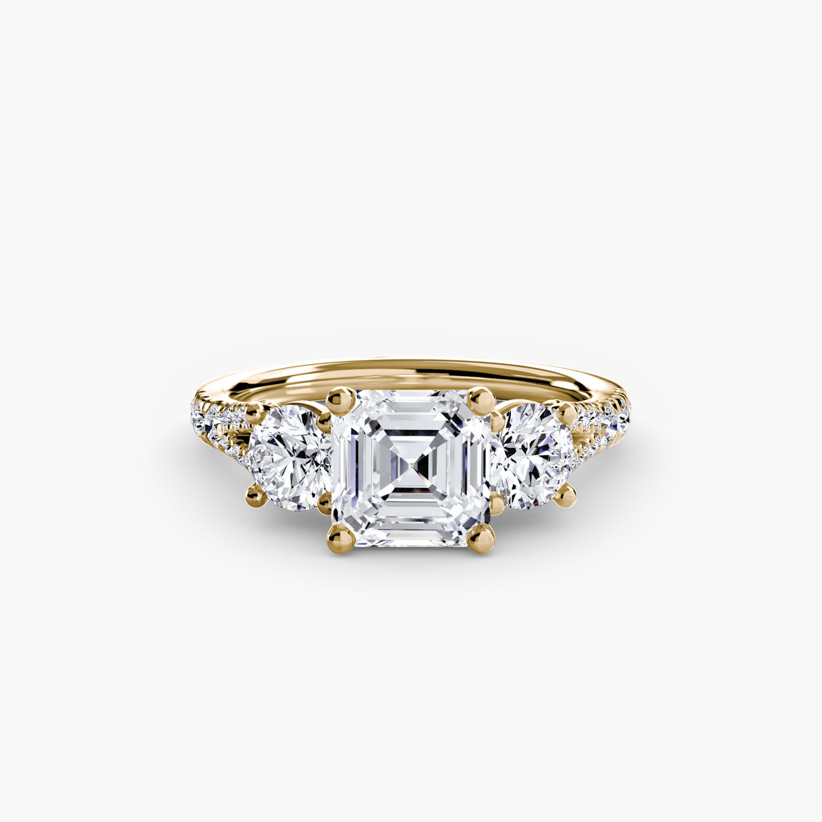 Ring Setting - 18K Yellow Gold (Marquise)