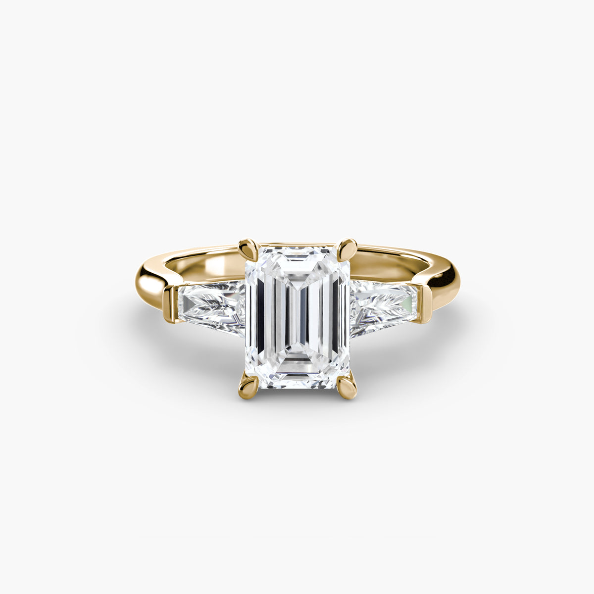 Ring Setting - 18K Yellow Gold (Heart)