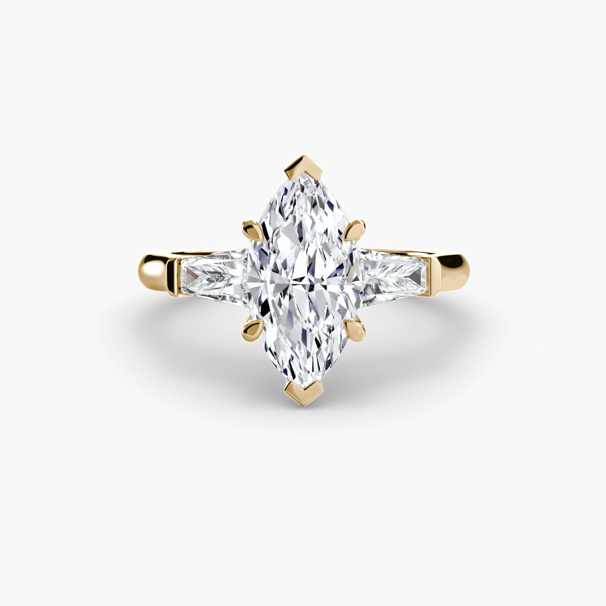 Ring Setting - 18K Rose Gold (Round)