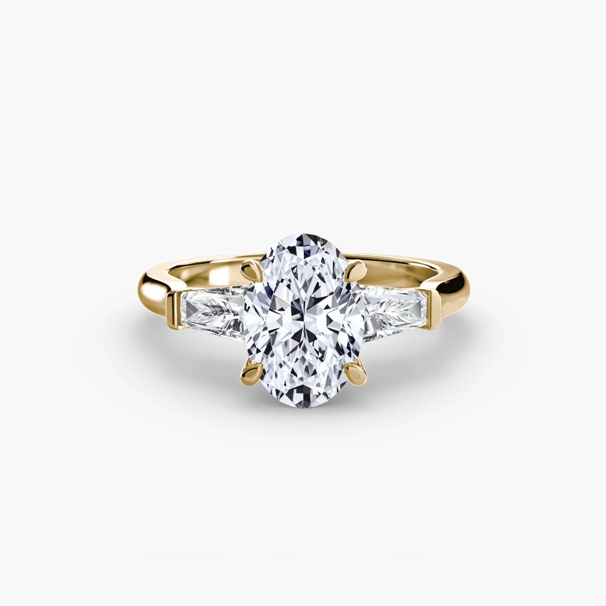 Ring Setting - 18K Yellow Gold (Pear)