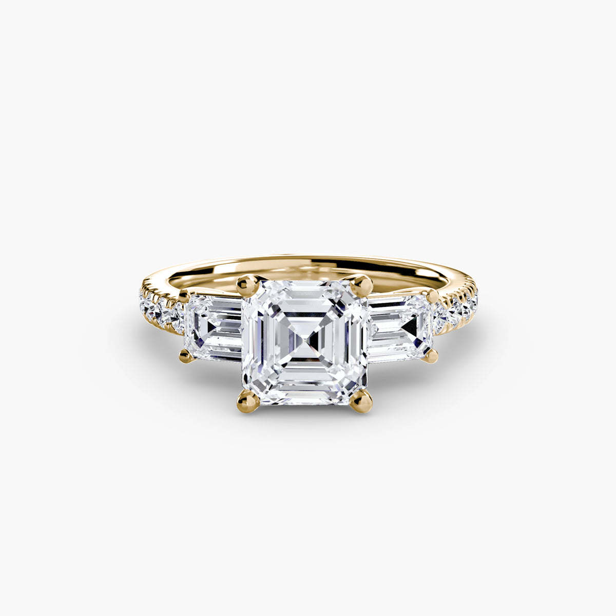 Ring Setting - 18K Yellow Gold (Marquise)
