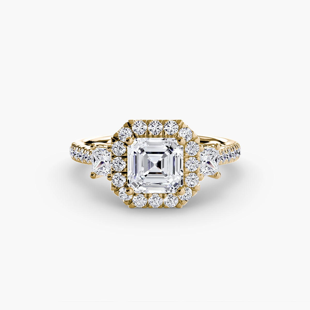 Ring Setting - 18K Yellow Gold (Marquise)