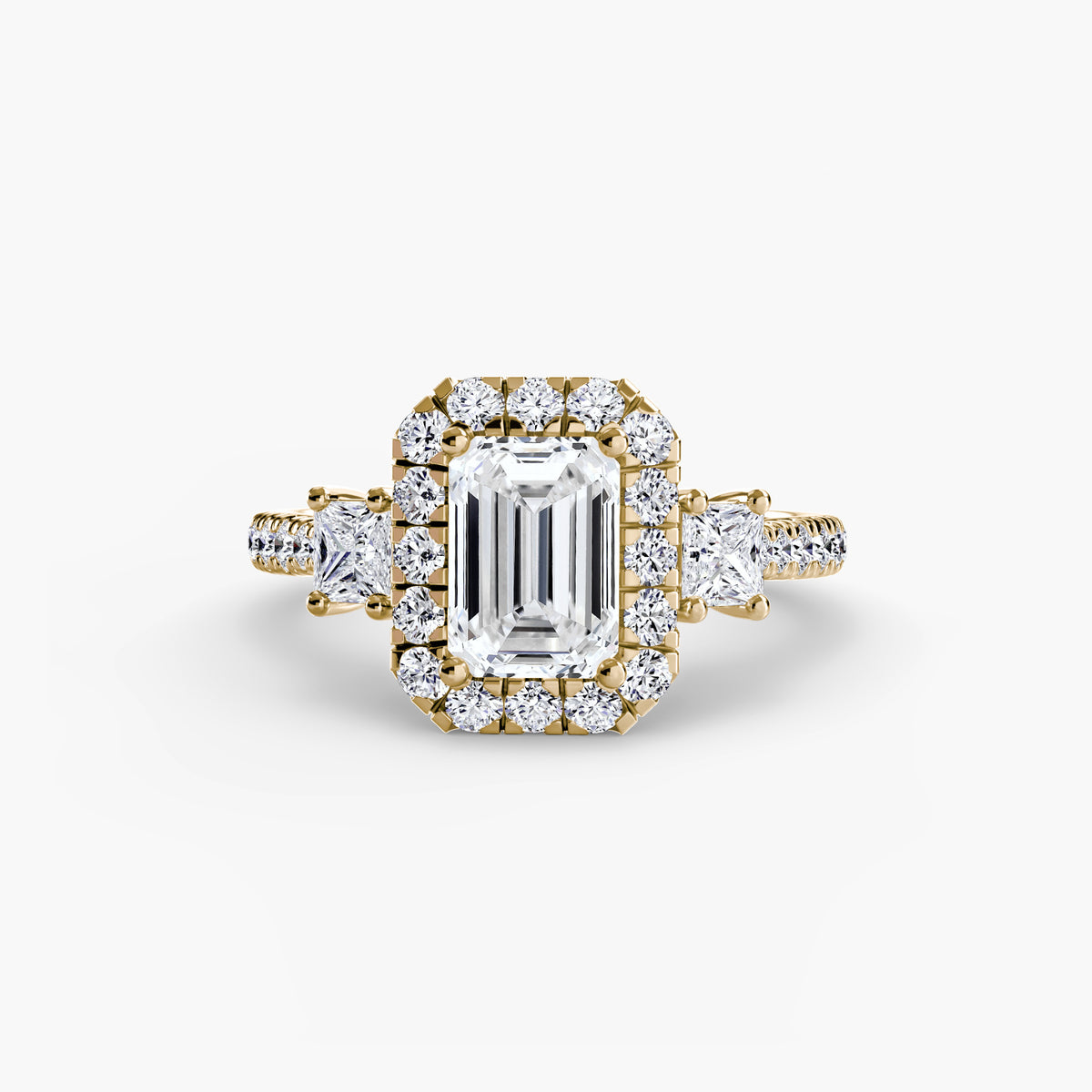 Ring Setting - 18K Yellow Gold (Heart)